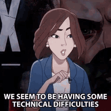 We Seem To Be Having Some Technical Difficulties Lisa Stone GIF - We Seem To Be Having Some Technical Difficulties Lisa Stone Technical Issues GIFs