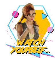 Watch Yourself Kate Nash Sticker - Watch Yourself Kate Nash Rhonda Richardson Stickers