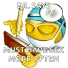 Doctor Must Have Sex More Often GIF - Doctor Must Have Sex More Often Emoji GIFs