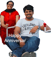 Chintu Bava Happy Anniversary Sticker - Chintu Bava Happy Anniversary Couple Stickers
