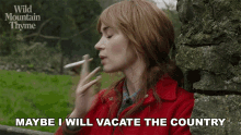 Maybe I Will Vacate The Country Rosemary GIF - Maybe I Will Vacate The Country Rosemary Emily Blunt GIFs