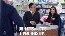 Superstore Amy Sosa GIF - Superstore Amy Sosa Uh Lets Open This Up GIFs