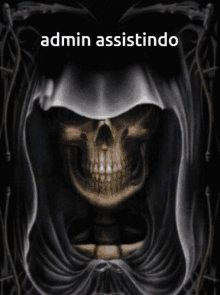 Admin Assistindo GIF - Admin Assistindo Skull GIFs