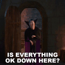 Is Everything Ok Down Here Dracula GIF - Is Everything Ok Down Here Dracula Hotel Transylvania Transformania GIFs