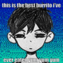 Omori This Is The Best Burrito GIF - Omori This Is The Best Burrito This Is The Best Burrito Ive Ever Eaten GIFs