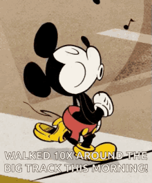 Mickey Mouse Walking GIF - Mickey Mouse Walking Whistle GIFs