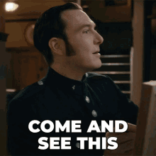 Come And See This Henry Higgins GIF - Come And See This Henry Higgins Murdoch Mysteries GIFs