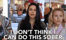 I Don'T Think I Can Do This Sober GIF - A Bad Moms Christmas A Bad Moms Christmas Gifs I Cant GIFs