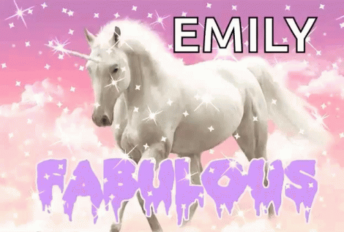 Emily Fabulous GIF - Emily Fabulous Unicorn GIFs