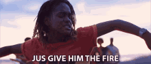 Jus Give Him The Fire Mikayla Simpson GIF - Jus Give Him The Fire Mikayla Simpson Koffee GIFs