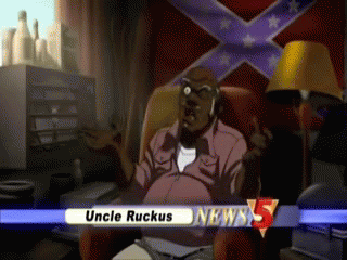 Ruckus GIF - The Boondocks Uncle Ruckus Interview GIFs