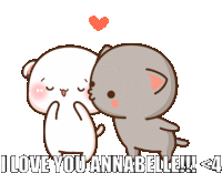 I Love You Annabelle Sticker - I Love You Annabelle Love Stickers