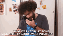 Pretty Good Sweet Potatoes I Like It GIF - Pretty Good Sweet Potatoes I Like It I Love It GIFs