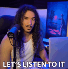 Lets Listen To It Anthony Vincent GIF - Lets Listen To It Anthony Vincent Ten Second Songs GIFs