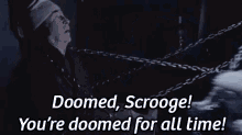 Doomed, Scrooge, You'Re Doomed For All Time - The Muppet Christmas Carol GIF - Muppetchristmascarol Singing Sing GIFs