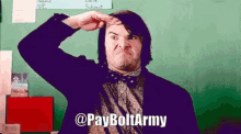 Pay Bolt Army GIF - Pay Bolt Army Pay Bolt GIFs