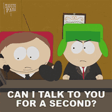 Can I Talk To You For A Second Eric Cartman GIF - Can I Talk To You For A Second Eric Cartman Kyle Broflovski GIFs