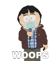 Woops South Park Sticker - Woops South Park Pandemic Special Stickers