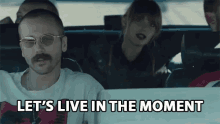 Lets Live In The Moment Driving GIF - Lets Live In The Moment Driving Road Trip GIFs