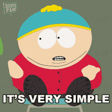 Its Very Simple Eric Cartman GIF - Its Very Simple Eric Cartman South Park GIFs