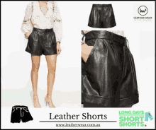 Leather Shorts Leatherwear GIF - Leather Shorts Leatherwear GIFs