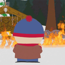Flames Stan Marsh GIF - Flames Stan Marsh South Park GIFs