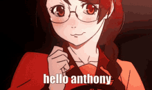 Hello Anthony GIF - Hello Anthony Hanekawa GIFs