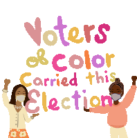 Election2020 I Voted Sticker - Election2020 I Voted Poc Stickers