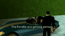 gta grand theft auto gta lcs gta one liners the forellis are getting serious
