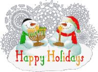 Happy Holidays Snowman Sticker - Happy Holidays Snowman Stickers