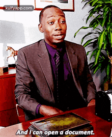 And I Can Open A Document..Gif GIF - And I Can Open A Document. Lamorne Morris Person GIFs
