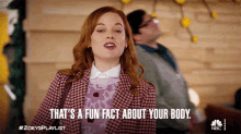 Thats A Fun Fact About Your Body Zoey GIF - Thats A Fun Fact About Your Body Zoey Jane Levy GIFs