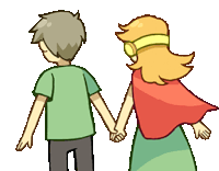 Couple Cute Sticker - Couple Cute Holding Hands Stickers