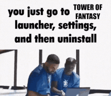 Tower Of Fantasy Tof GIF - Tower Of Fantasy Tof Uninstall GIFs