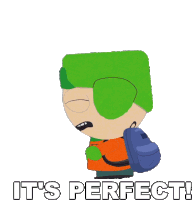 Its Perfect Kyle Broflovski Sticker - Its Perfect Kyle Broflovski South Park Stickers