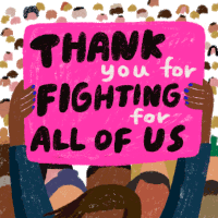 Heyheysu Thank You For Fighting For All Of Us Sticker - Heyheysu Thank You For Fighting For All Of Us Thank You Stickers