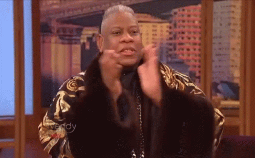 Andre Leon Talley Clapping GIF - Andre Leon Talley Clapping Celebrate GIFs