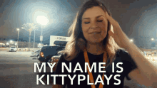 My Name Is Kittyplays Introducing GIF - My Name Is Kittyplays Introducing This Is Me GIFs