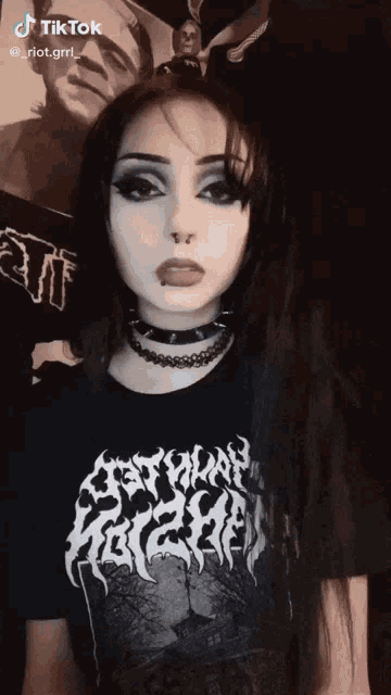 Black metal girlfriend