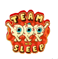 Drugs No Sleep Sticker - Drugs No Sleep Stickers
