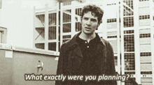 What Are You Planning Damien Molony GIF - What Are You Planning Damien Molony Hal Yorke GIFs