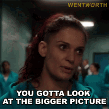 You Gotta Look At The Bigger Picture Bea Smith GIF - You Gotta Look At The Bigger Picture Bea Smith Wentworth GIFs