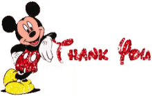 Mickey Mouse Thank You GIF - Mickey Mouse Thank You Thanks GIFs