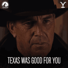 Texas Was Good For You John Dutton GIF - Texas Was Good For You John Dutton Kevin Costner GIFs