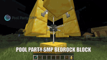 Pool Party Smp Bedrock GIF - Pool Party Smp Bedrock Bedrock Block GIFs