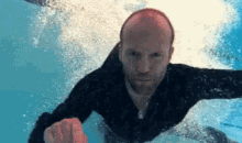 You, Come Up Here - Jason Statham GIF - Jason Statham Crank Swimming GIFs