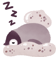 Sleepy Sleeping Sticker - Sleepy Sleeping Tired Stickers