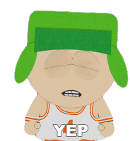 Yep Kyle Broflovski Sticker - Yep Kyle Broflovski South Park Stickers