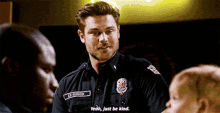 Station19 Jack Gibson GIF - Station19 Jack Gibson Yeah Just Be Kind GIFs
