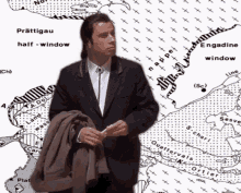 John Travolta Look Around GIF - John Travolta Look Around Geological Maps GIFs